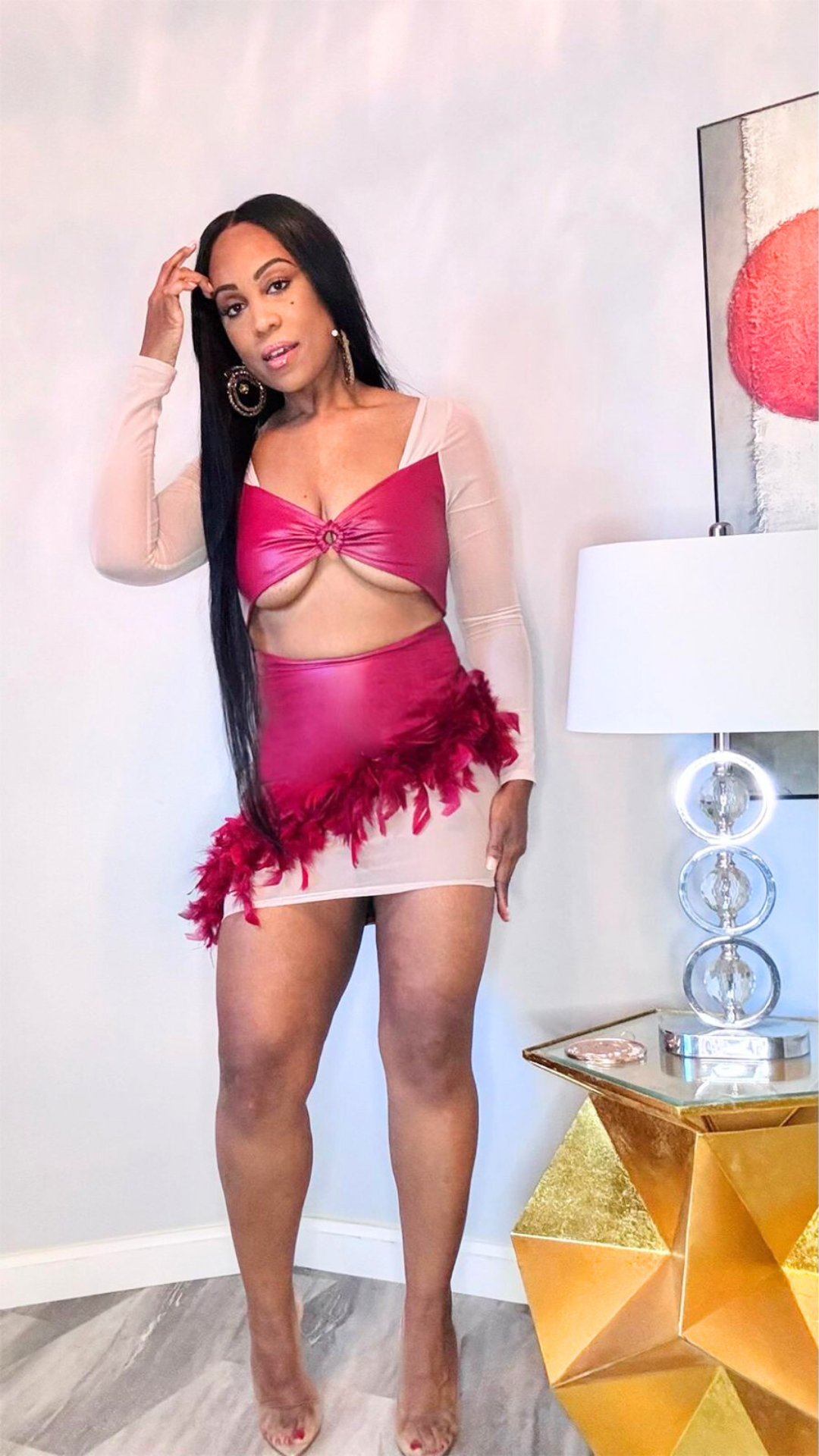 Boa Dress