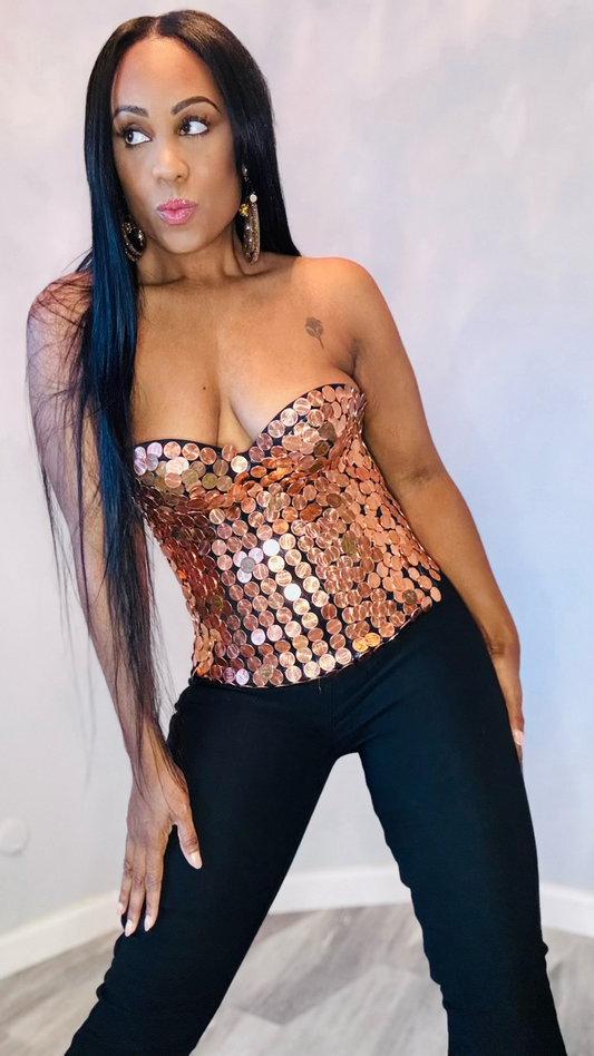 Penny for your thoughts bustier